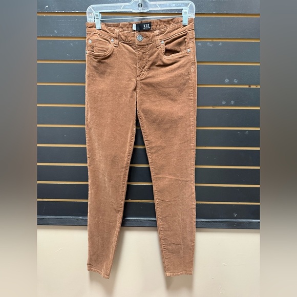 Kut from the Kloth Rust Corduroy Skinny Pants Size 2 - Picture 1 of 3